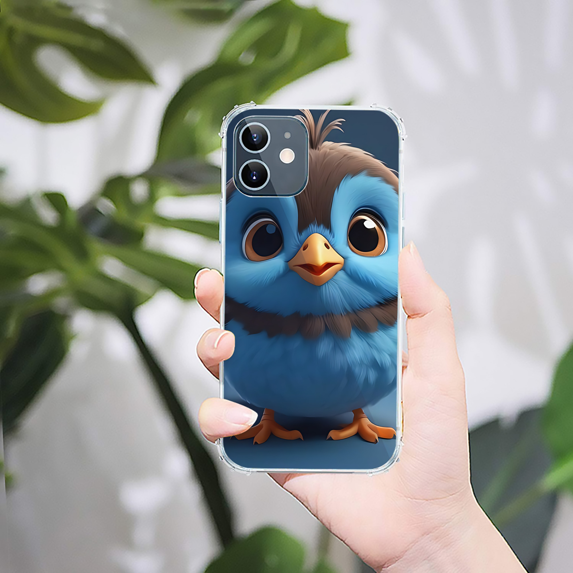 （画像用） Angry Birds アングリーバード 【iPhone 12シリーズ対応】透明スマホケース（クリアソフトケース）